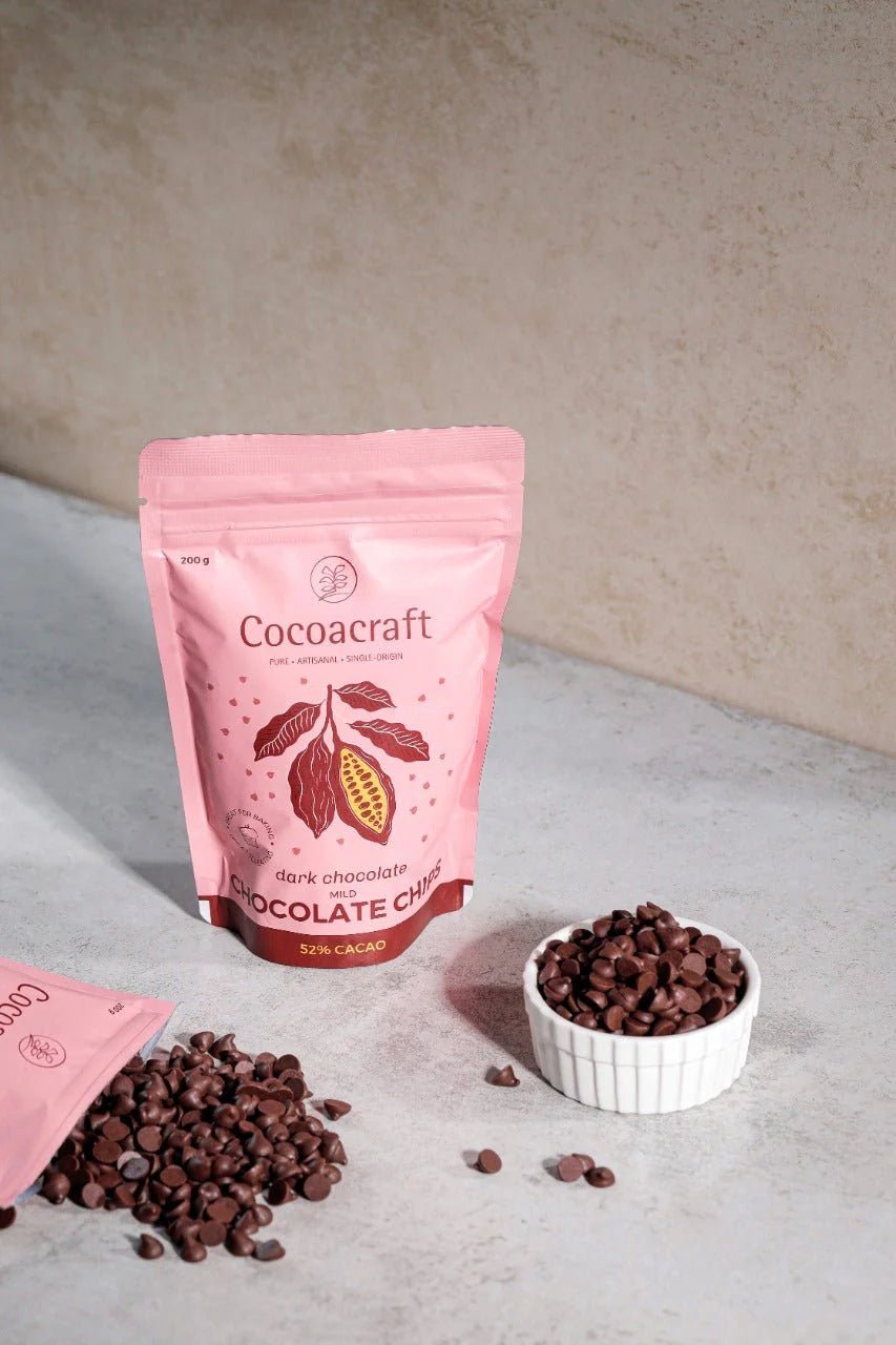 52% Dark Chocolate Chocolate Chips - Cocoacraft - Freshmills