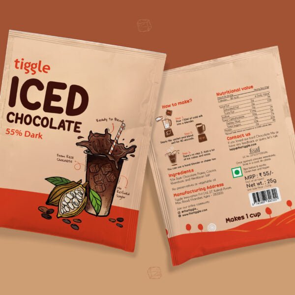 55% Dark Iced Chocolate Mix - Tiggle - Freshmills