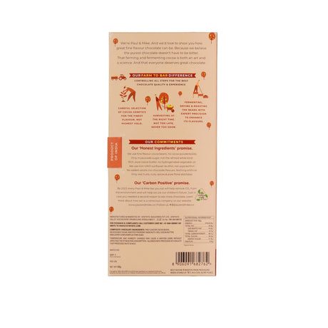 64% Italian Piedmont Hazelnuts Dark Chocolate - Paul & Mike - Freshmills