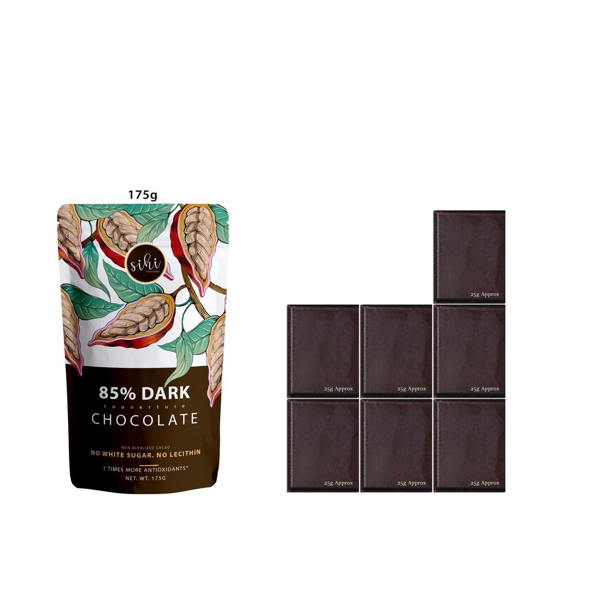 85% Dark Couverture Chocolate (Vegan) - Sihi - Freshmills
