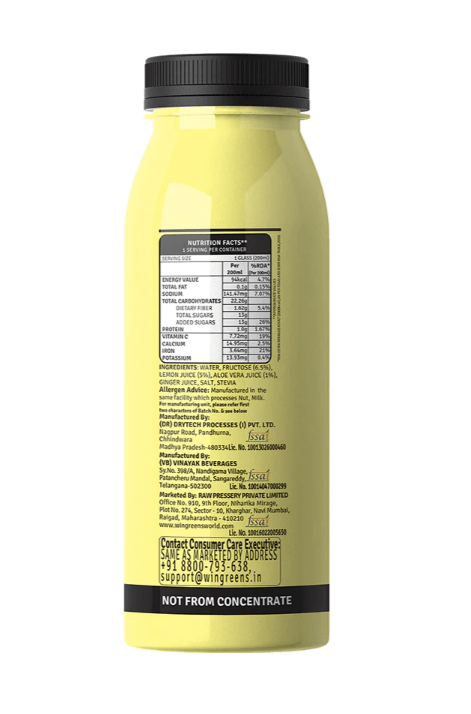 Aleovera Lemonde - Raw Pressery - Freshmills