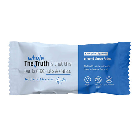 Almond Choco Fudge Energy bar - The Whole Truth - Freshmills