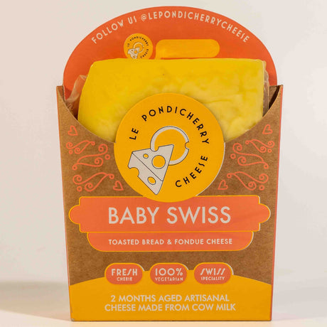 Baby Swiss Cheese - Le Pondicherry Cheese - Freshmills