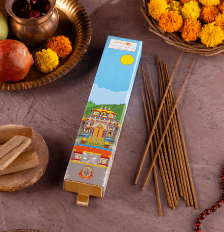 Badrinath Kesar Chandan Incense Sticks - Phool - Freshmills