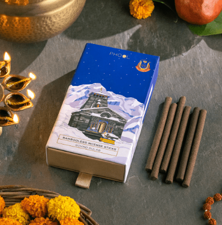 Bambooless Incense Sticks - Govind Gulab - Phool - Freshmills
