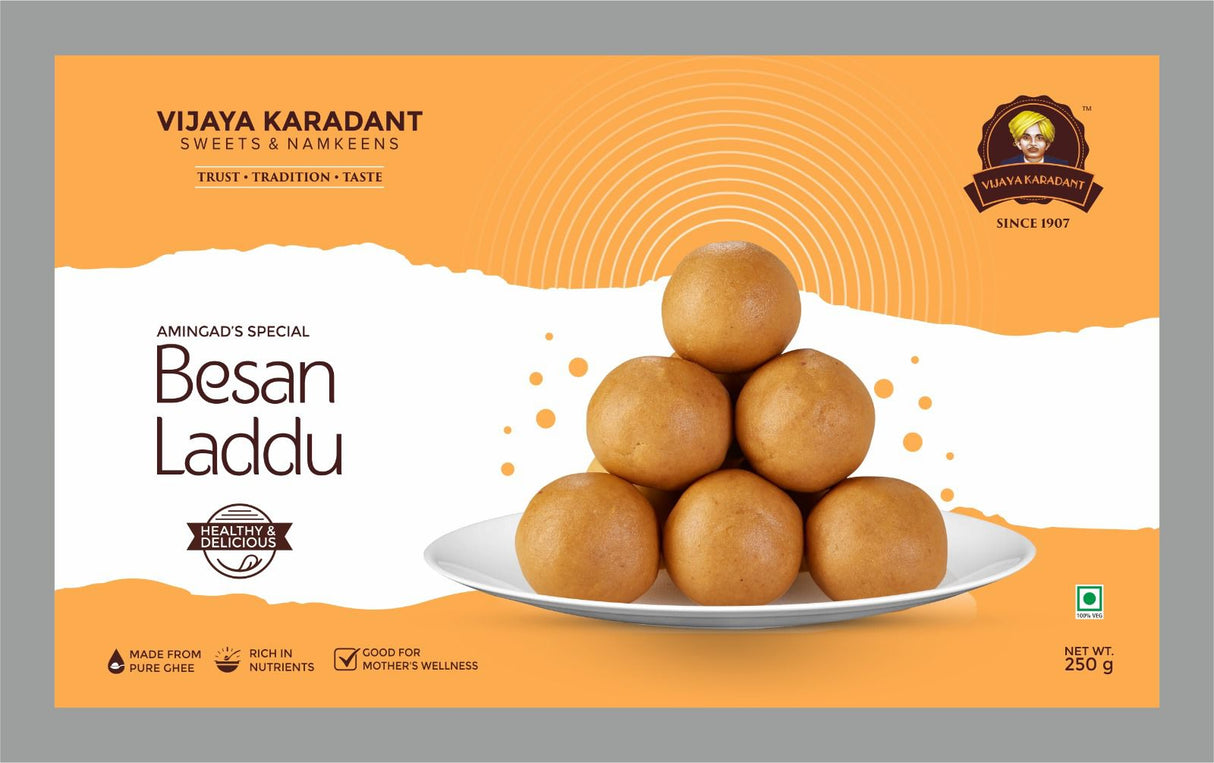 Besan Laddu - Vijaya Karadant - Freshmills