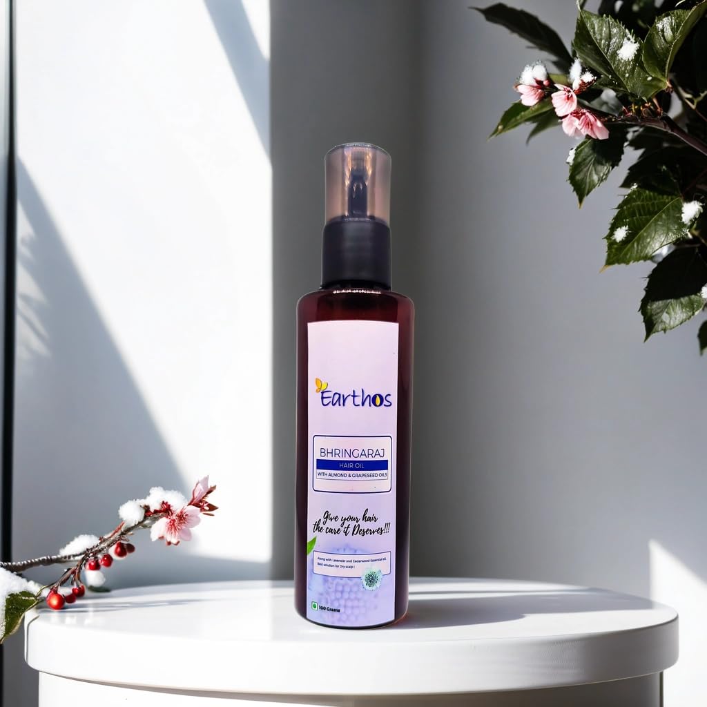 Bhringraj Hair Oil - Earthos - Freshmills