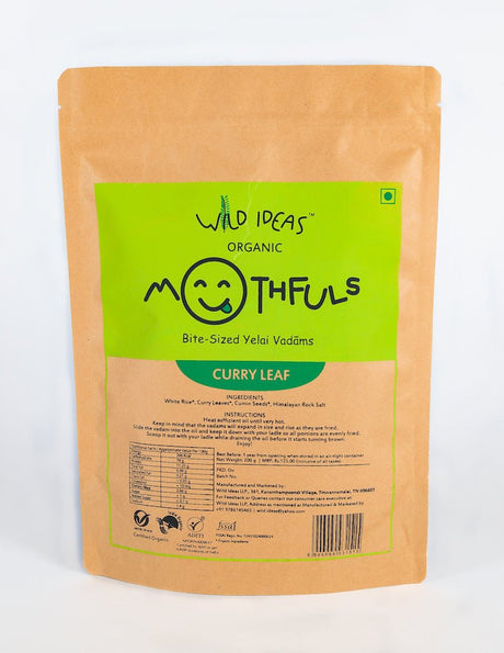 Bite Sized Yelai Vadam - Curry Leaf - Wild Ideas - Freshmills