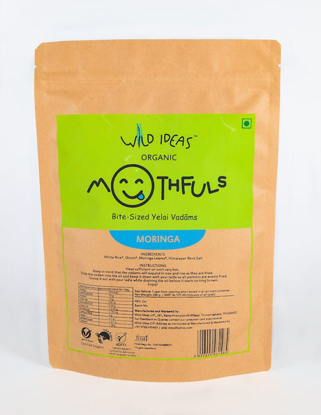 Bite Sized Yelai Vadam - Moringa - Wild Ideas - Freshmills