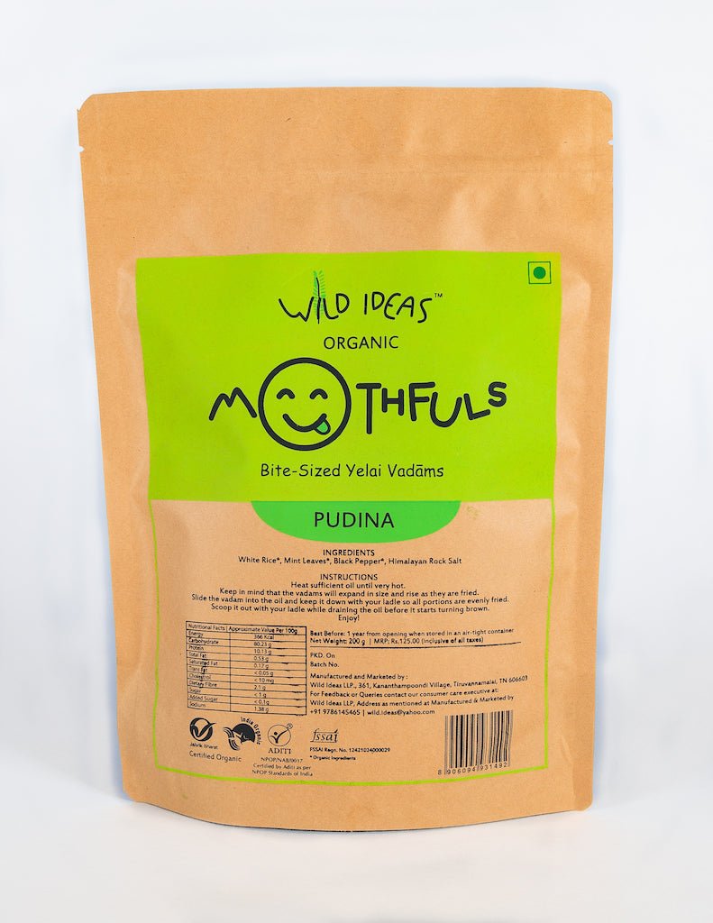 Bite Sized Yelai Vadam - Pudina - Wild Ideas - Freshmills