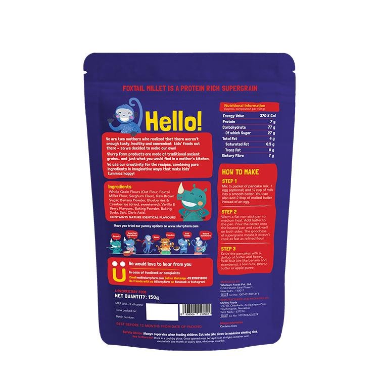 Blueberry Millet Pancake - Slurrp Farm - Freshmills