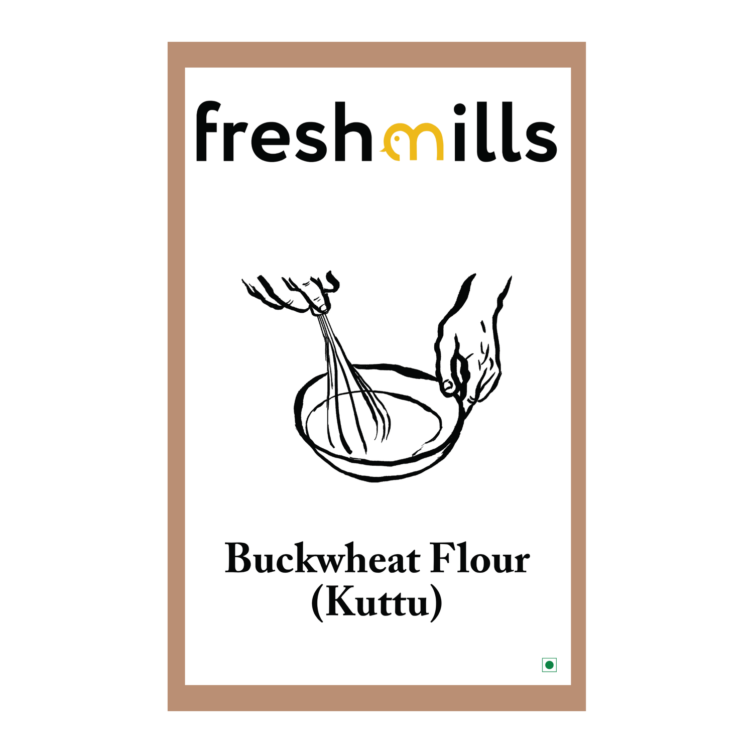 Buckwheat (Kuttu) Flour 500g - Freshmills - Freshmills