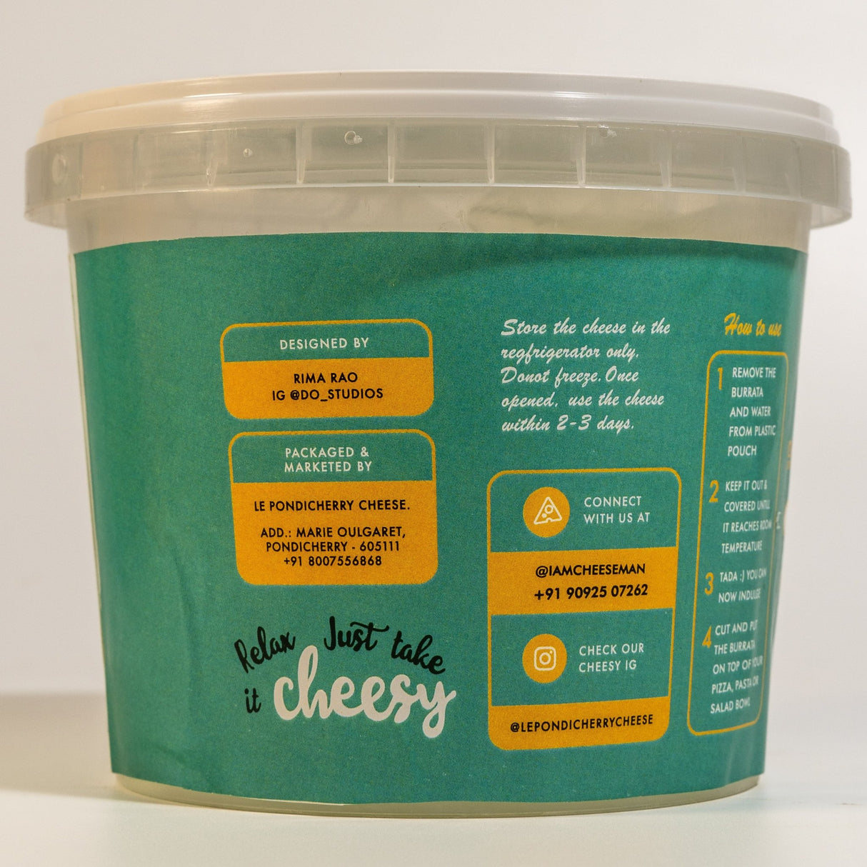 Burrata Cheese - Le Pondicherry Cheese - Freshmills