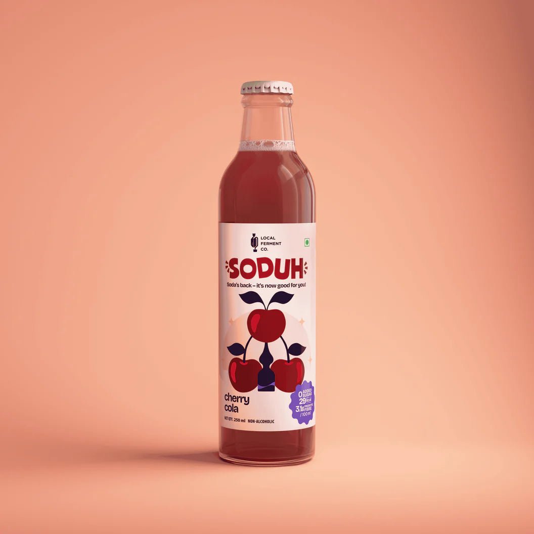 Cherry Cola - Shrub soda - local ferment co - Freshmills