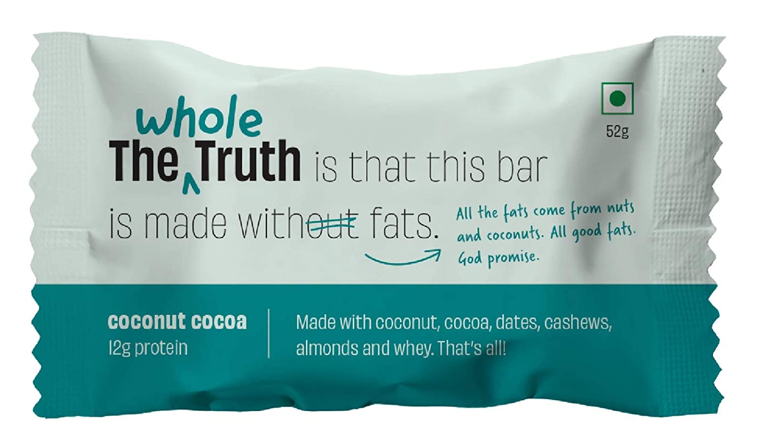 Coconut Cocoa Protein bar - The Whole Truth - Freshmills