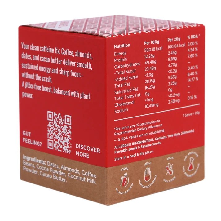 Coffee Nutrition Bite - Rauw - Freshmills