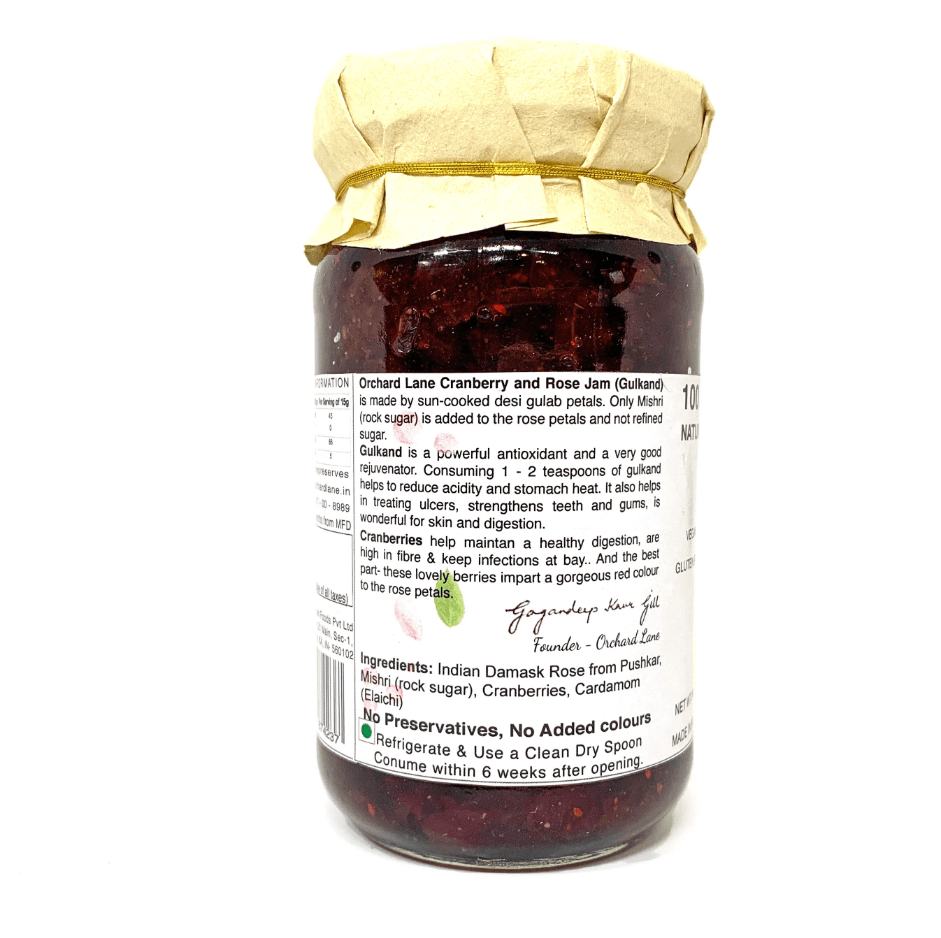Cranberry Gulkand - Orchard Lane - Freshmills