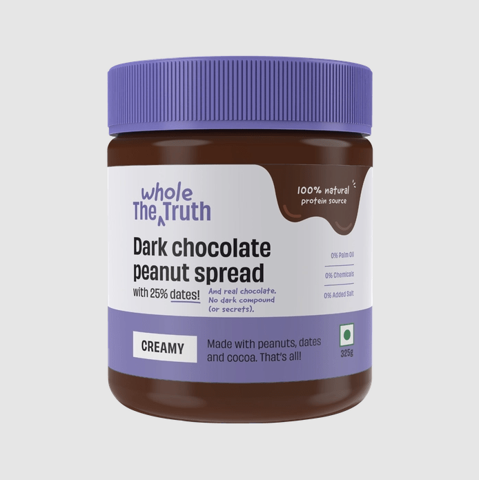 Dark Chocolate Peanut Spread - The Whole Truth - Freshmills