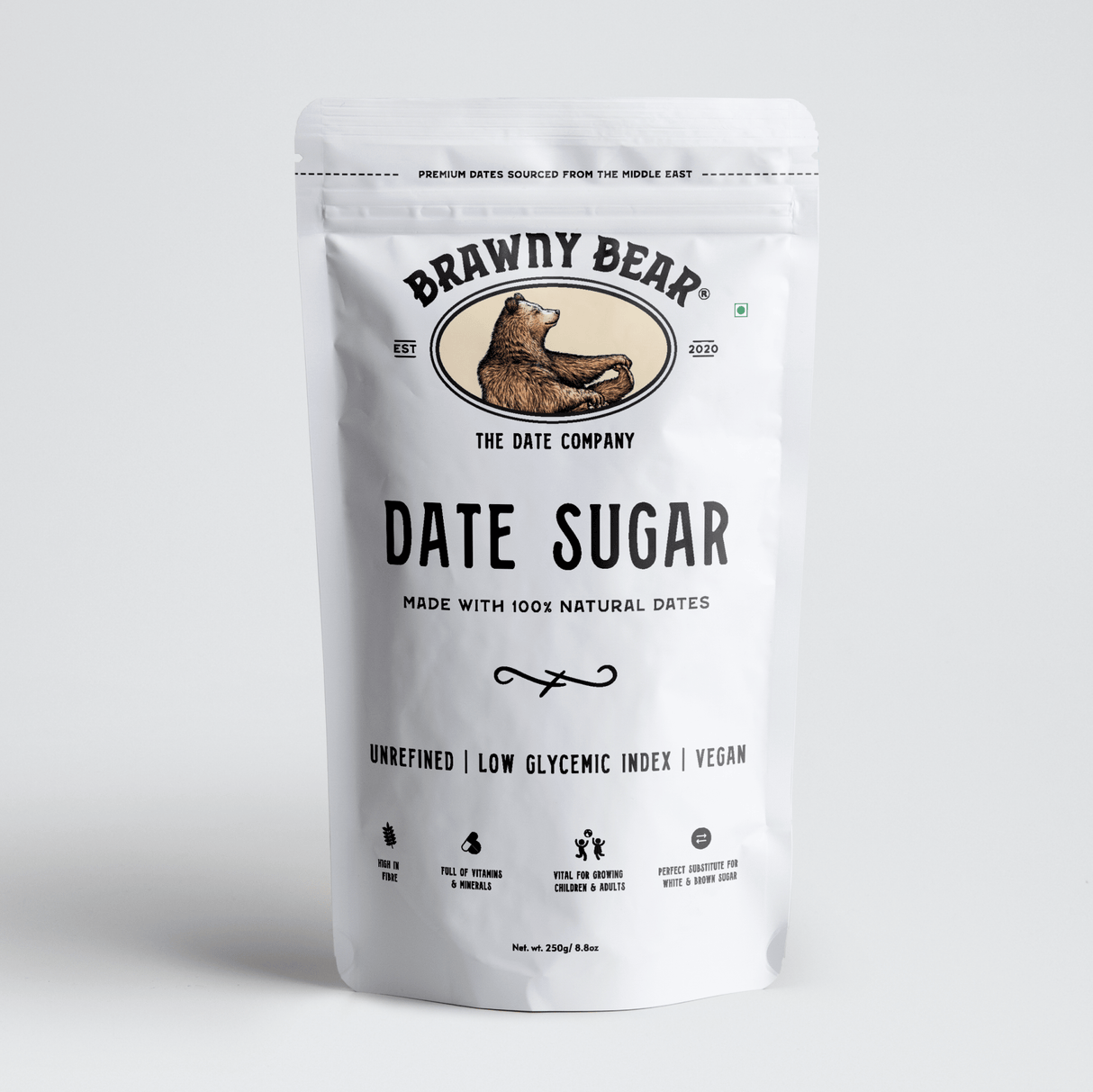 Date Sugar 200g - Brawny Bear - Freshmills
