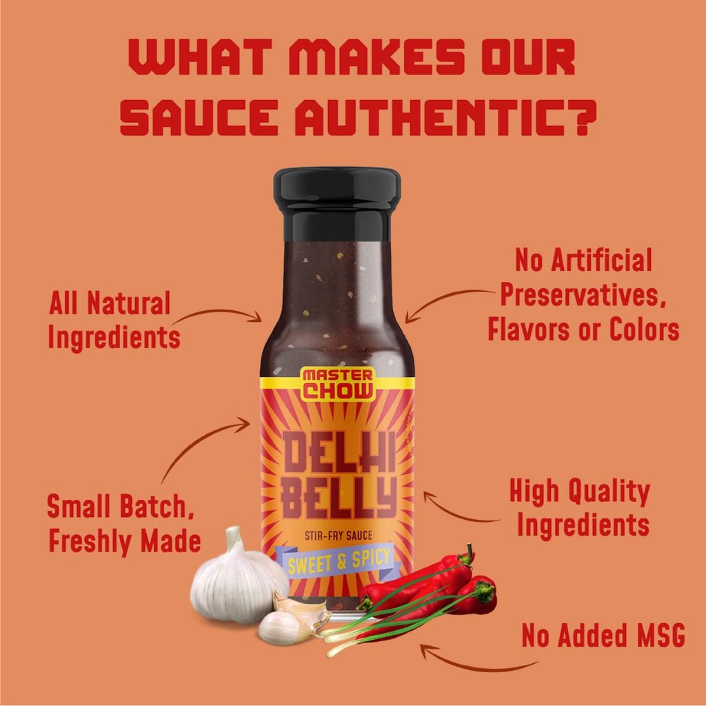 Delhi Belly - Sweet & Spicy Stir-Fry Sauce - Master Chow - Freshmills