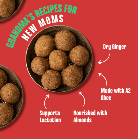 Dry Ginger Laddoos - Early Foods - Freshmills