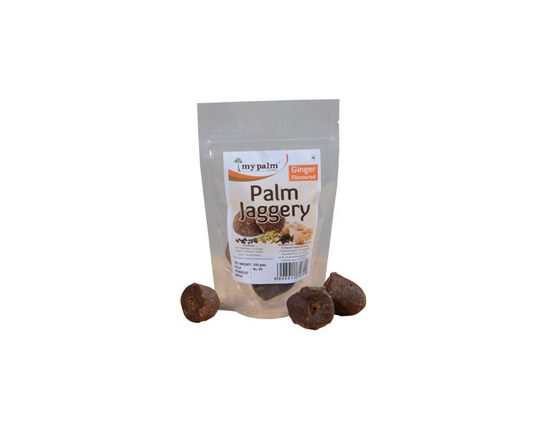 Dry Ginger Palm Jaggery - My Palm - Freshmills