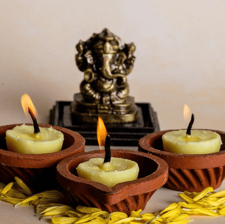 Easy Diya Ghee - 30 Wicks - Swaha - Freshmills
