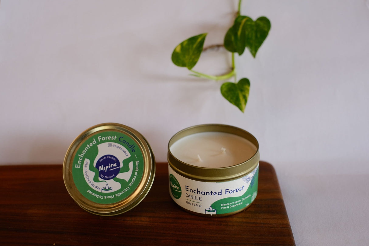 Enchanted Forest Soy Wax Candle - Nspire By Nature - Freshmills