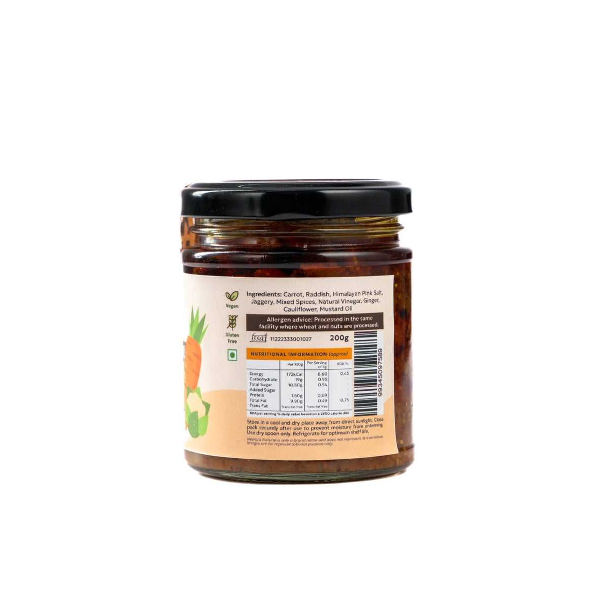Gajar Gobi Pickle - Neenu's Natural - Freshmills