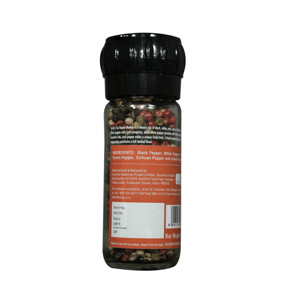Gourmet Six Pepper Medley - Sprig - Freshmills