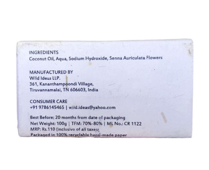 Hand Made Soap - Avarampoo - Wild Ideas - Freshmills