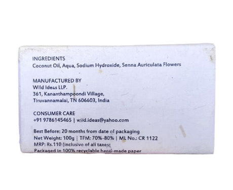 Hand Made Soap - Avarampoo - Wild Ideas - Freshmills