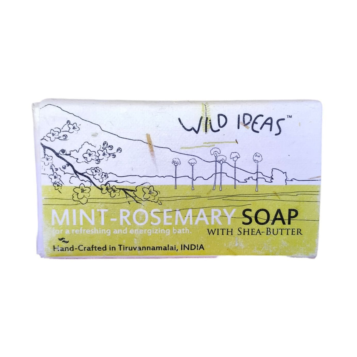 Hand Made Soap - Mint Rosemary with Shea Butter - Wild Ideas - Freshmills