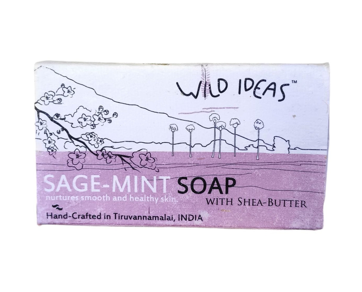 Hand Made Soap - Sage Mint with Shea Butter - Wild Ideas - Freshmills