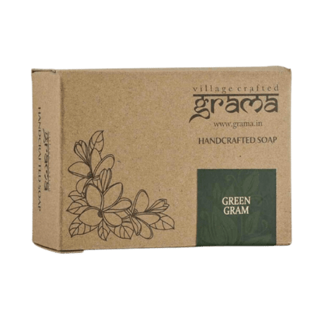 Handcrafted Green Gram Soap - Grama - Freshmills