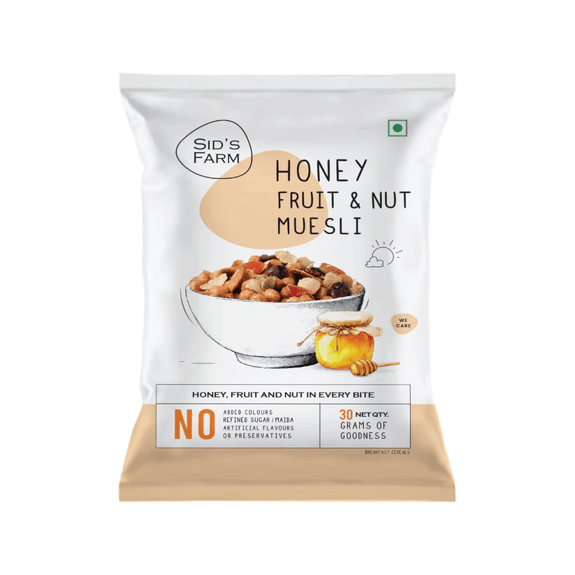 Honey Fruit & Nut Muesli - SID FARMS - Freshmills