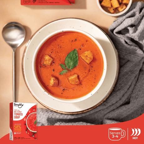 Hot & Spicy Tomato Soup - Simplify - Freshmills