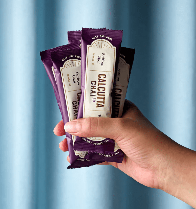 INSTANT CHAI - Saffron Chai - Calcutta Chai Co - Freshmills