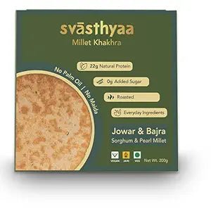 Jowar and Bajra Millet Khakhra - Svasthyaa - Freshmills