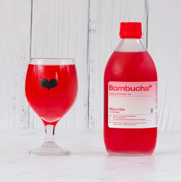 Kombucha - Hibiscus Lime - Bombucha - Freshmills