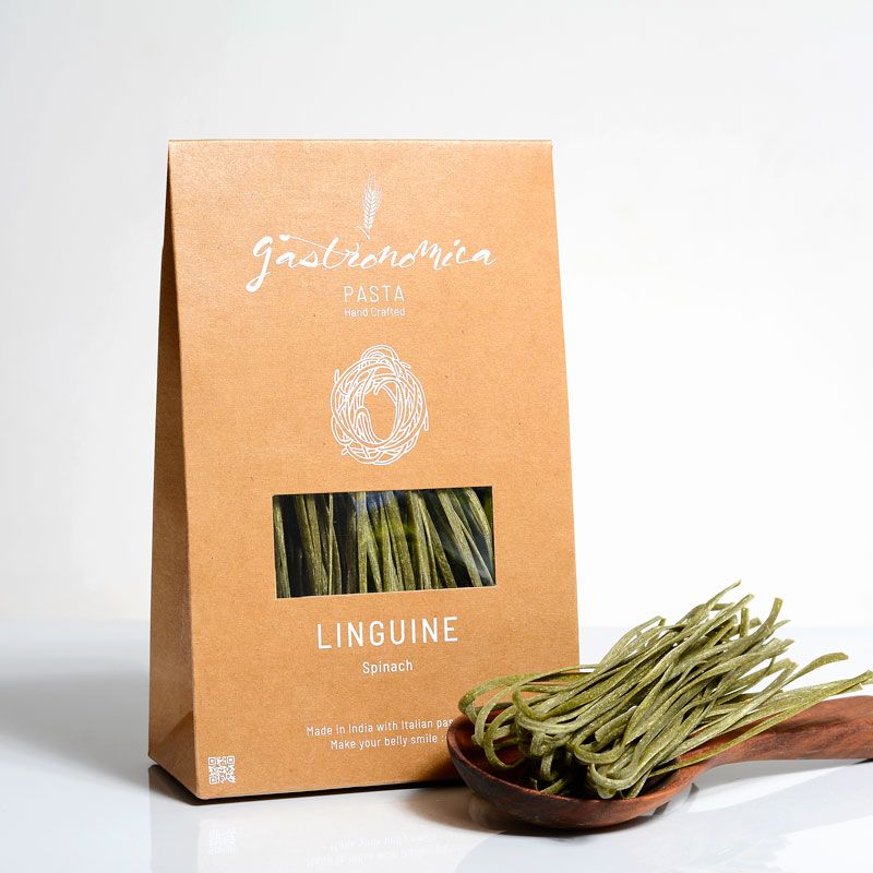 LINGUINE PASTA - SPINACH - Gastronomica - Freshmills