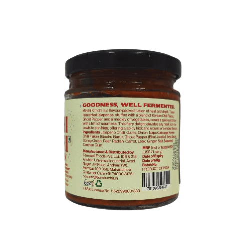 Mirchi Kimchi - Bombucha - Freshmills