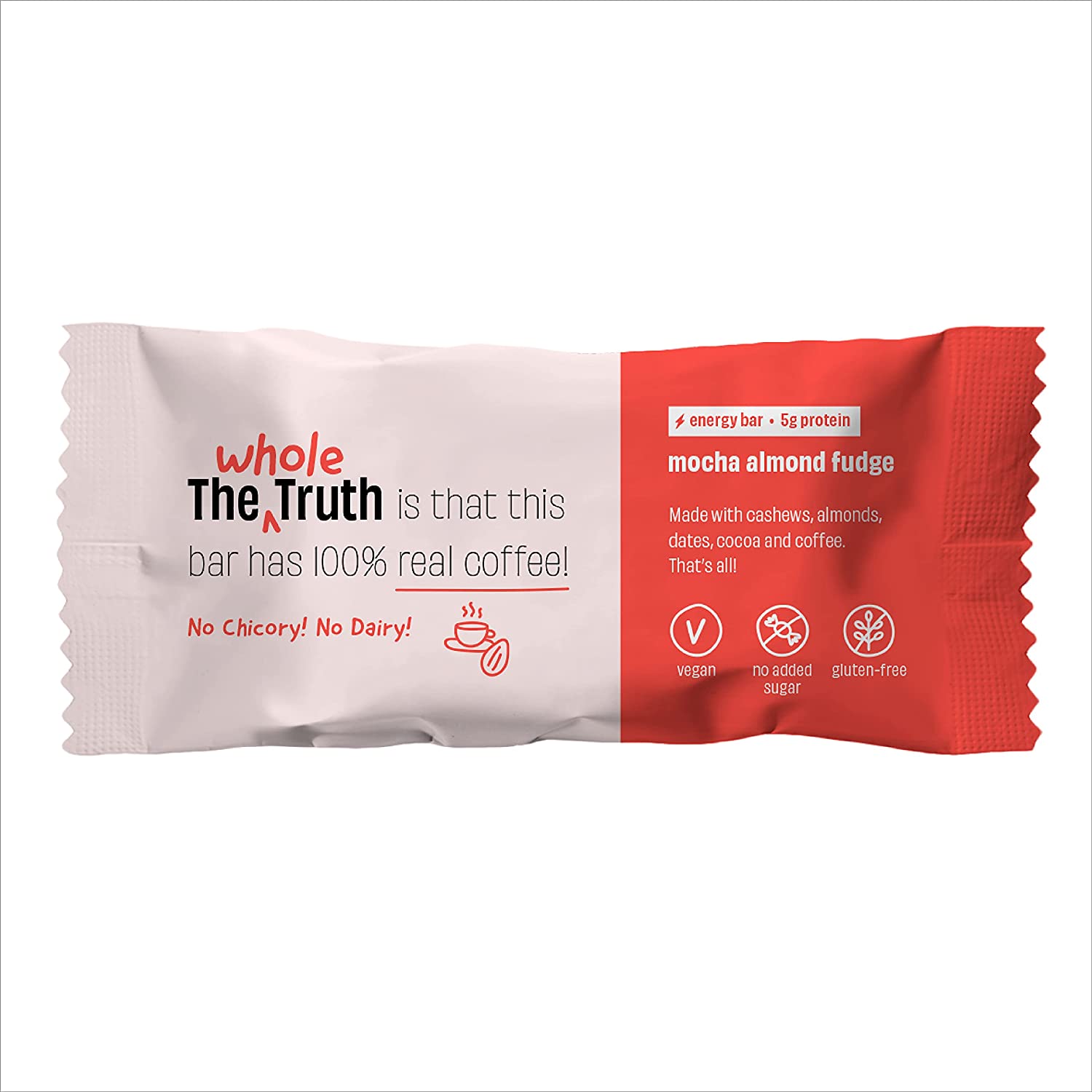 Mocha Almond Fudge Energy bar - The Whole Truth - Freshmills