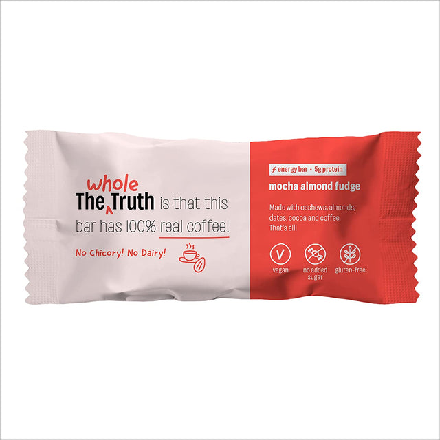 Mocha Almond Fudge Energy bar - The Whole Truth - Freshmills