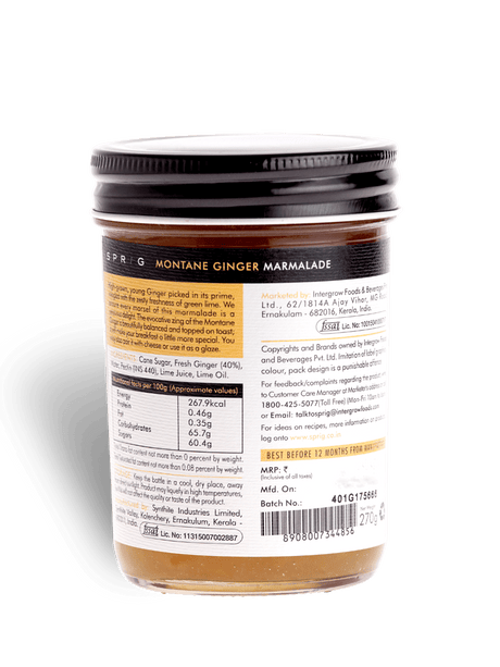 Montane Ginger Marmalade - Sprig - Freshmills