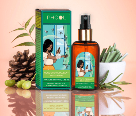Mosquito Repellent Body Spray - phool - Freshmills