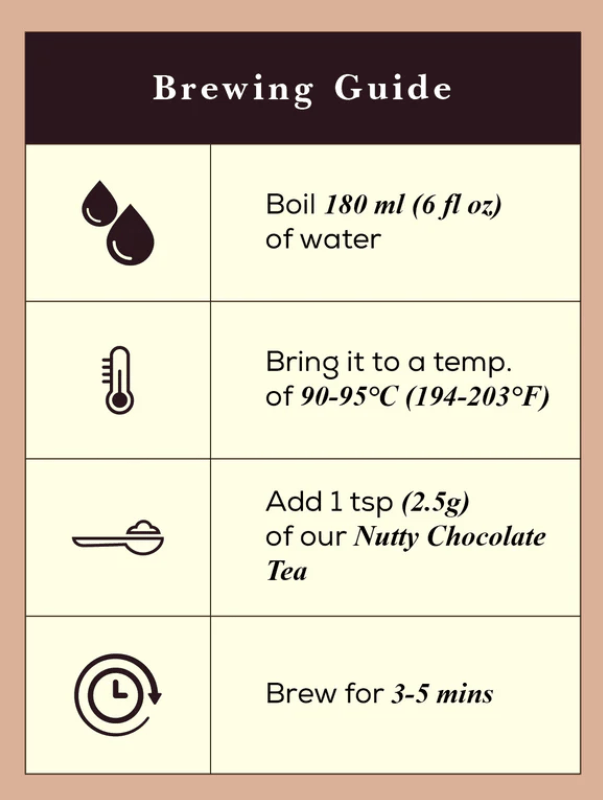 Nutty Chocolate Tea 100g - Mcleod Russel - Freshmills