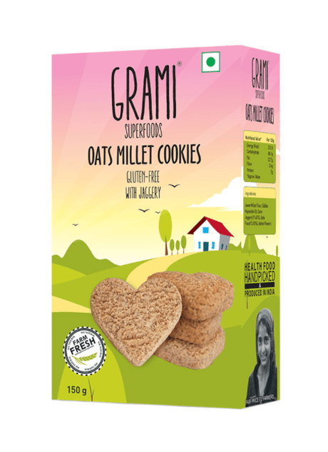 Oats Millet Cookies - Grami - Freshmills