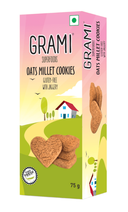 Oats Millet Cookies - Grami - Freshmills