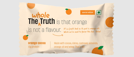 Orange Cocoa Protein Bar - The Whole Truth - Freshmills